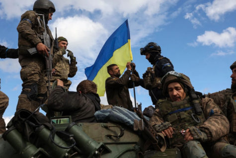 Ukrainian soldiers in Donetsk region
