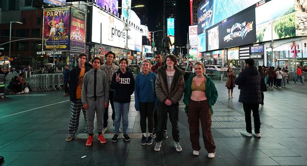 Members of the Screenwriting program Audrey Maxon, Kate Ellis, Joaquin Foster and Jace Skinnell at the All American High School Film Festival in New York