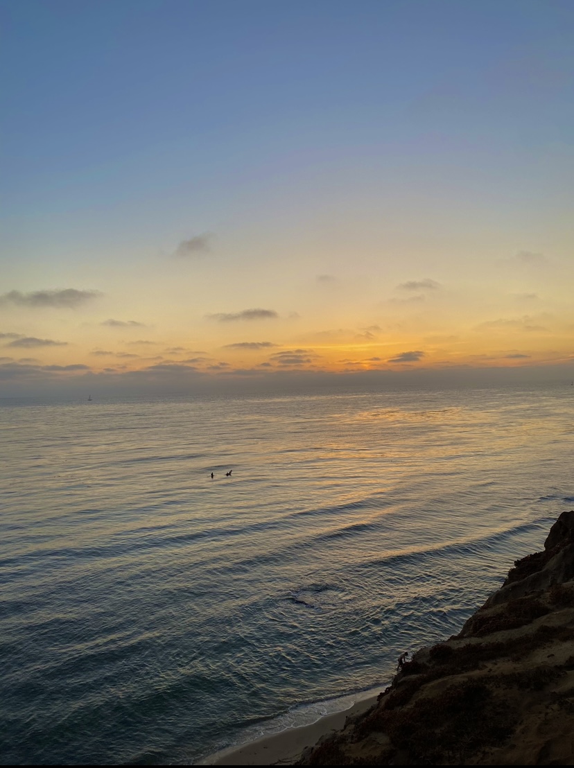 Sunset captured from the cliffs of San Diego, CA.
