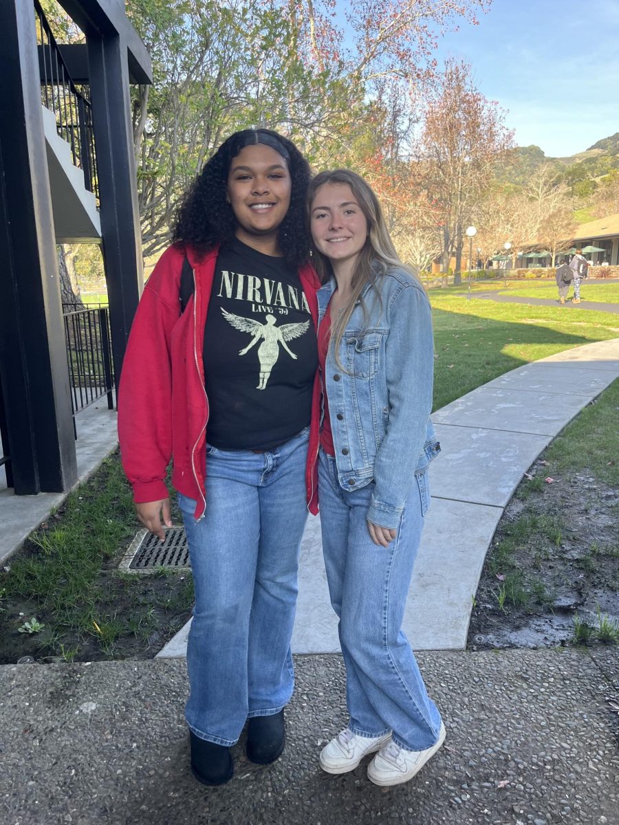 We started spirit week strong with Denim Day. Almost everyone was wearing jeans or some sort of denim. Charlee and Summer stood out in their jeans and matching red tops. 
