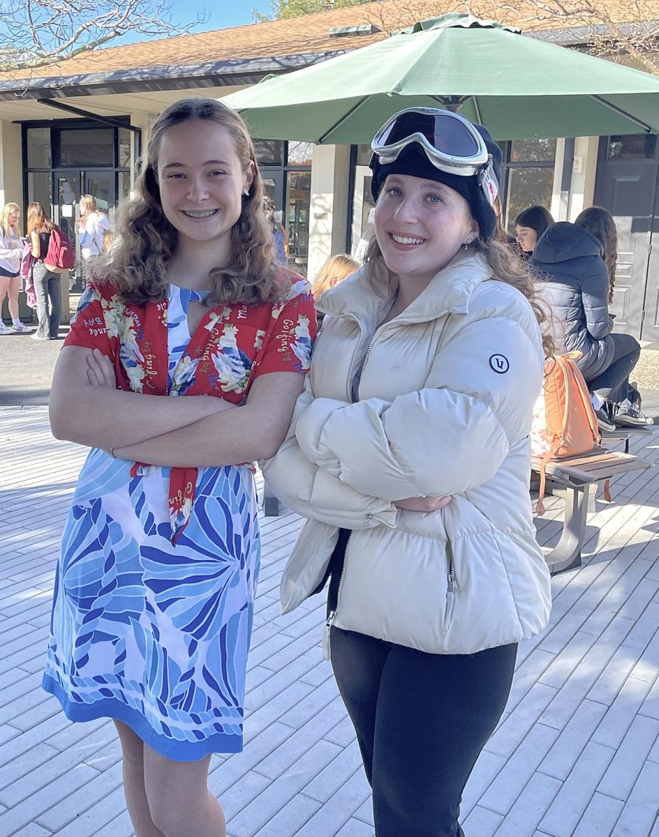 Another hit duo for ski vs. surf, Cara and Violet took the competition seriously and faced off with their opposite apparel. 
