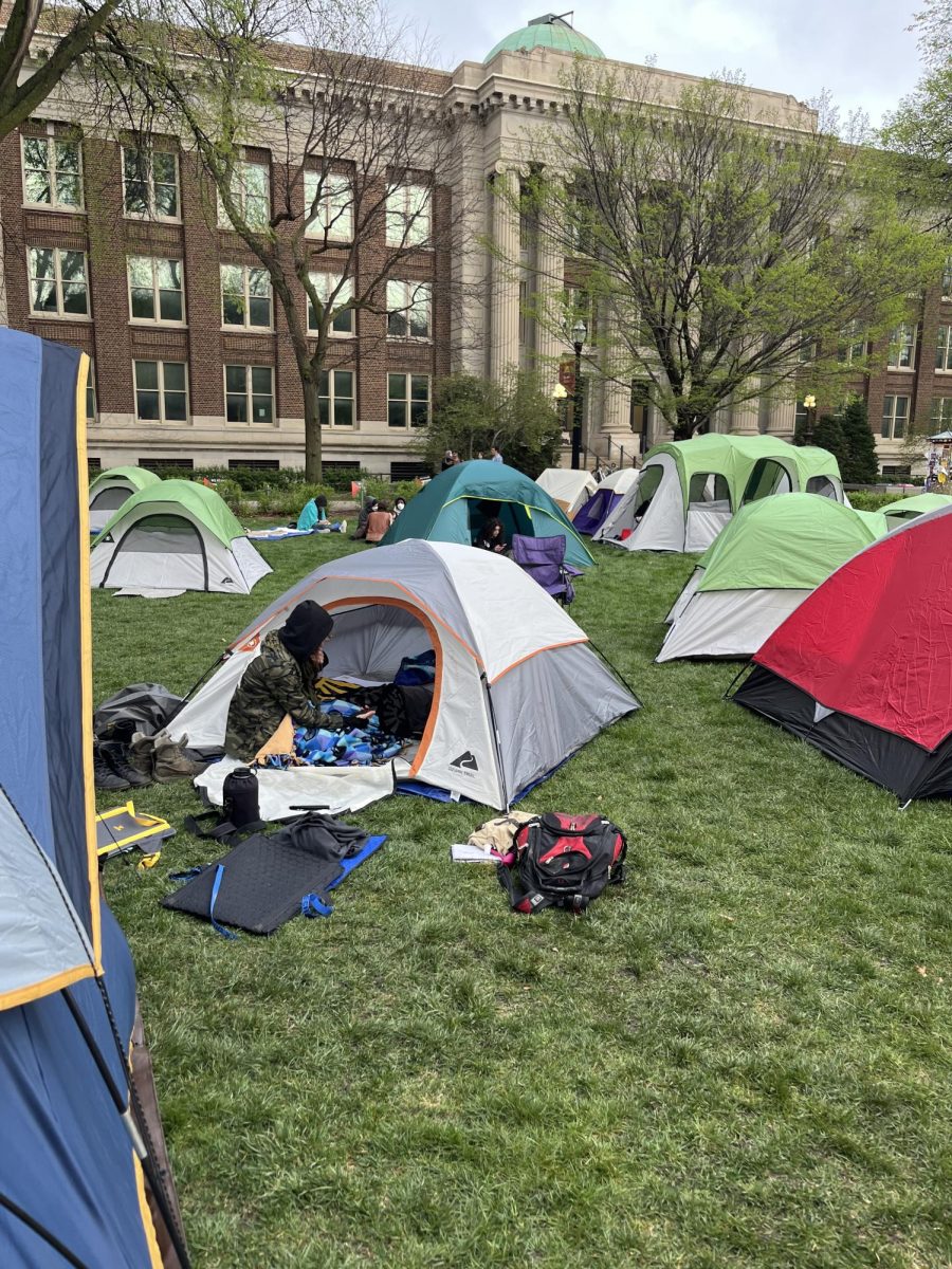 College students encampments at the University of Minnesota