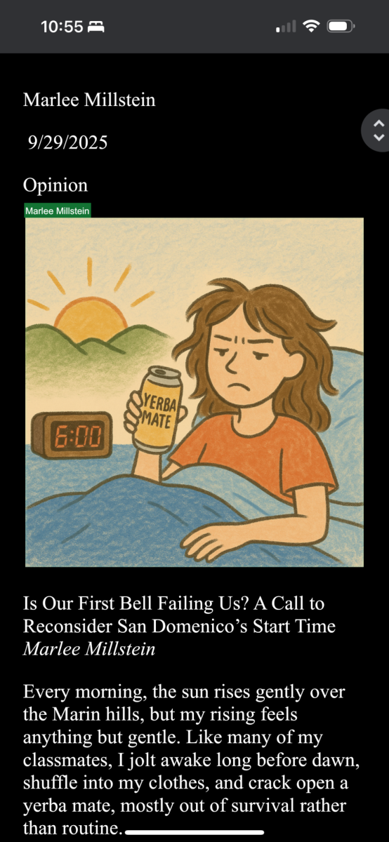 Is Our First Bell Failing Us? A Call to Reconsider San Domenico’s Start Time